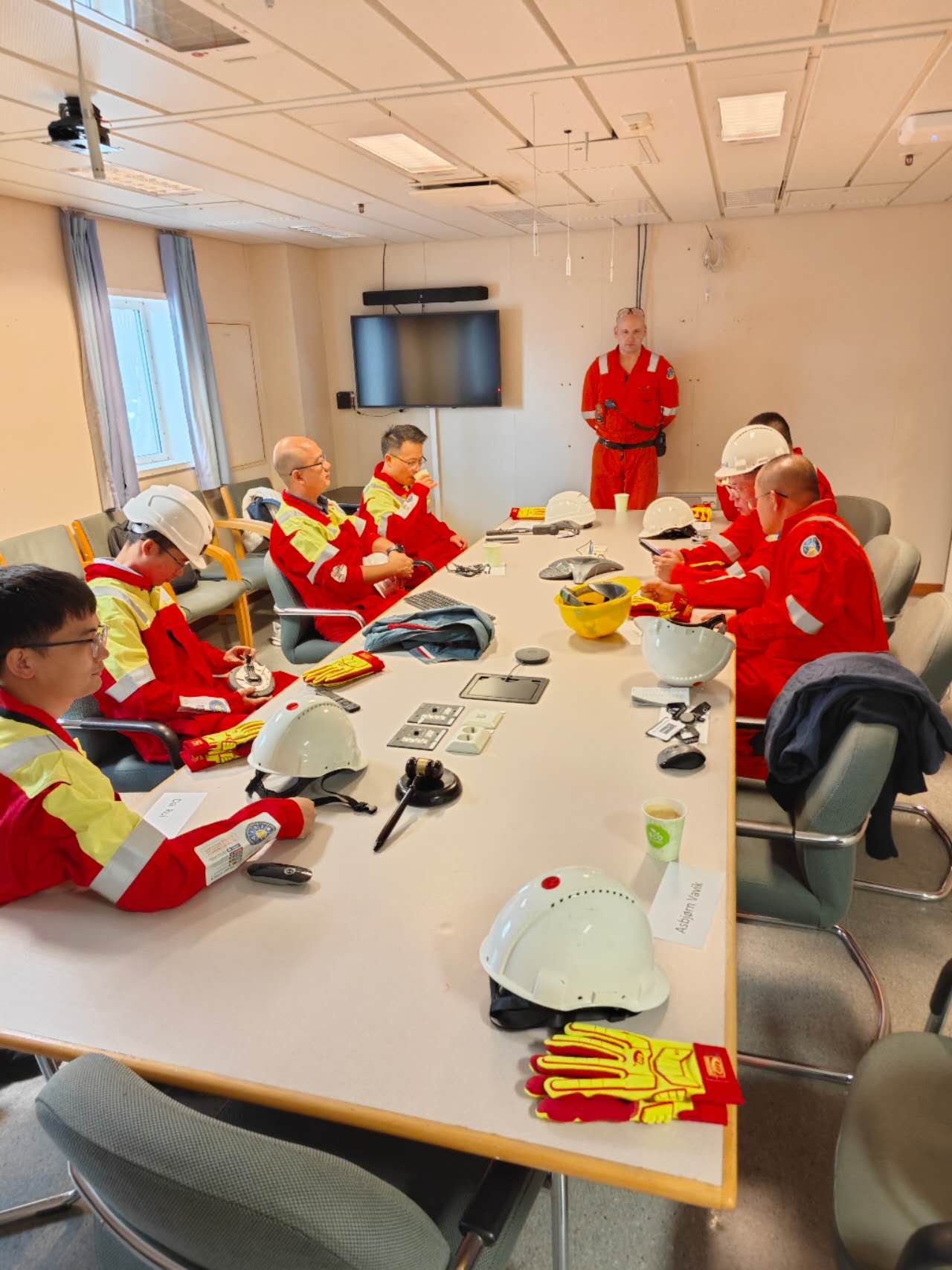 Operation Team Training on Rig